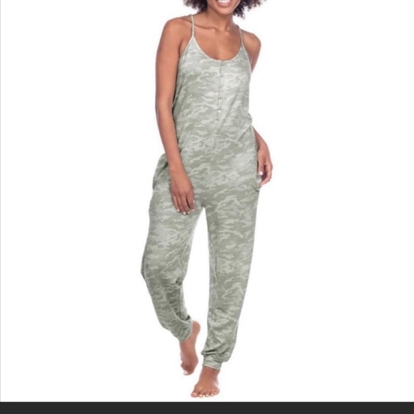 Honeydew Ladies Lounge Jumpsuit GRAY CAMO XS, SMALL, MEDIUM - Picture 2 of 5